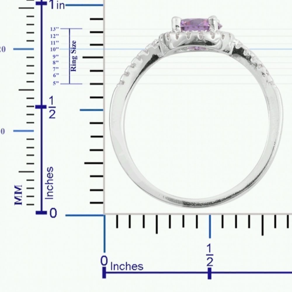 Simulated amethyst ring‎ - Picture 3 of 5